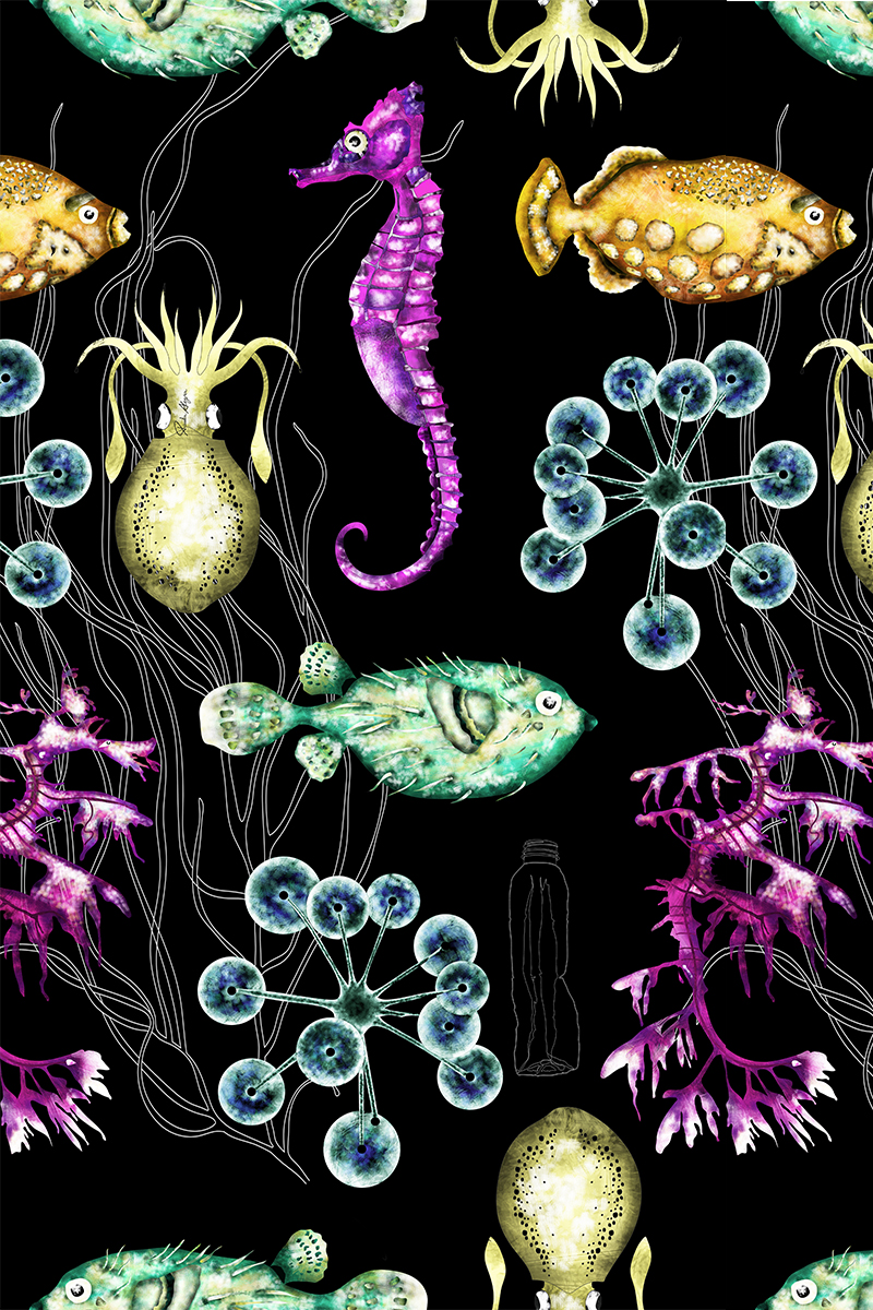 Mural Fondo Marino